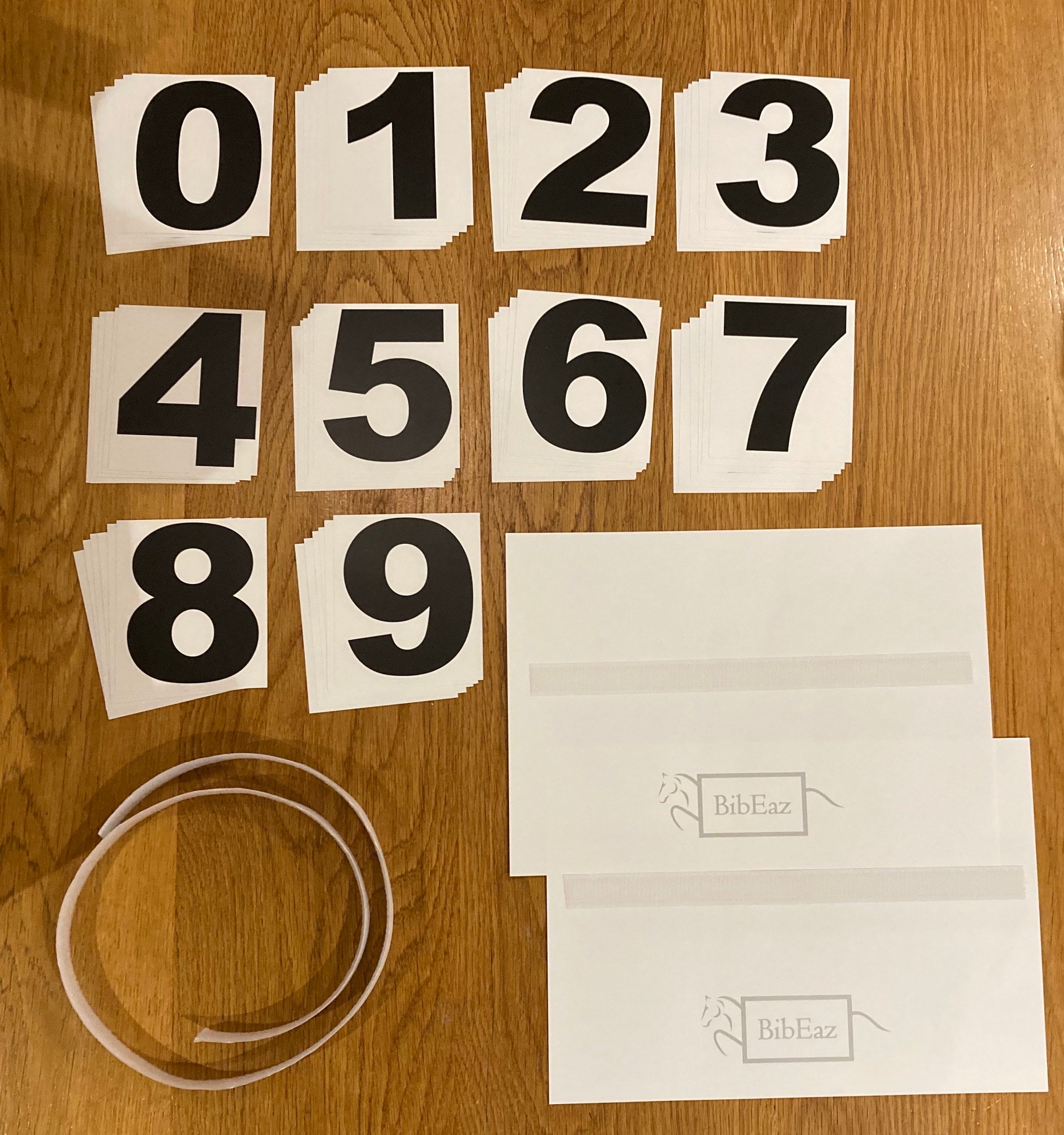 Bib numbers online
